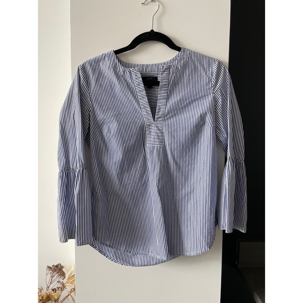 JCrew Long-Sleeved Shirt with Flared Sleeves
